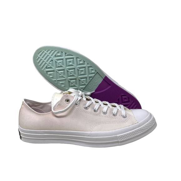 Converse Chuck 70 OX Low Top Shoes Men Size White Canvas Skate Sneakers 166599C - Picture 4 of 7